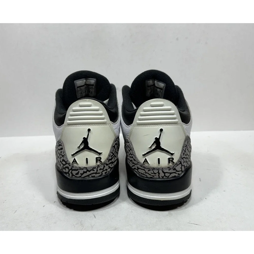 Nike Air Jordan 3 Retro Infrared 136064-123 Size 12 White Black Red Cement Bred‎